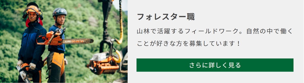 院庄林業株式会社 フォレスター職の求人詳細を見る