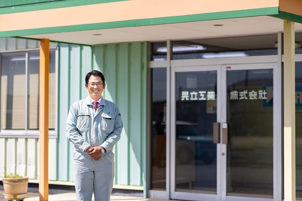 晃立工業株式会社代表取締役社長の福廣 匡倫（ふくひろ まさみち）