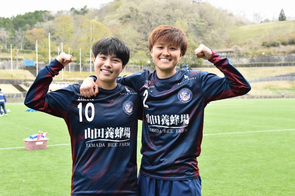 美作グループで働く湯郷ベルの選手2名