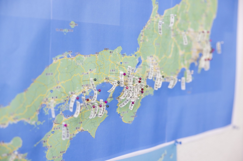 導入校が一覧でわかるマップ
