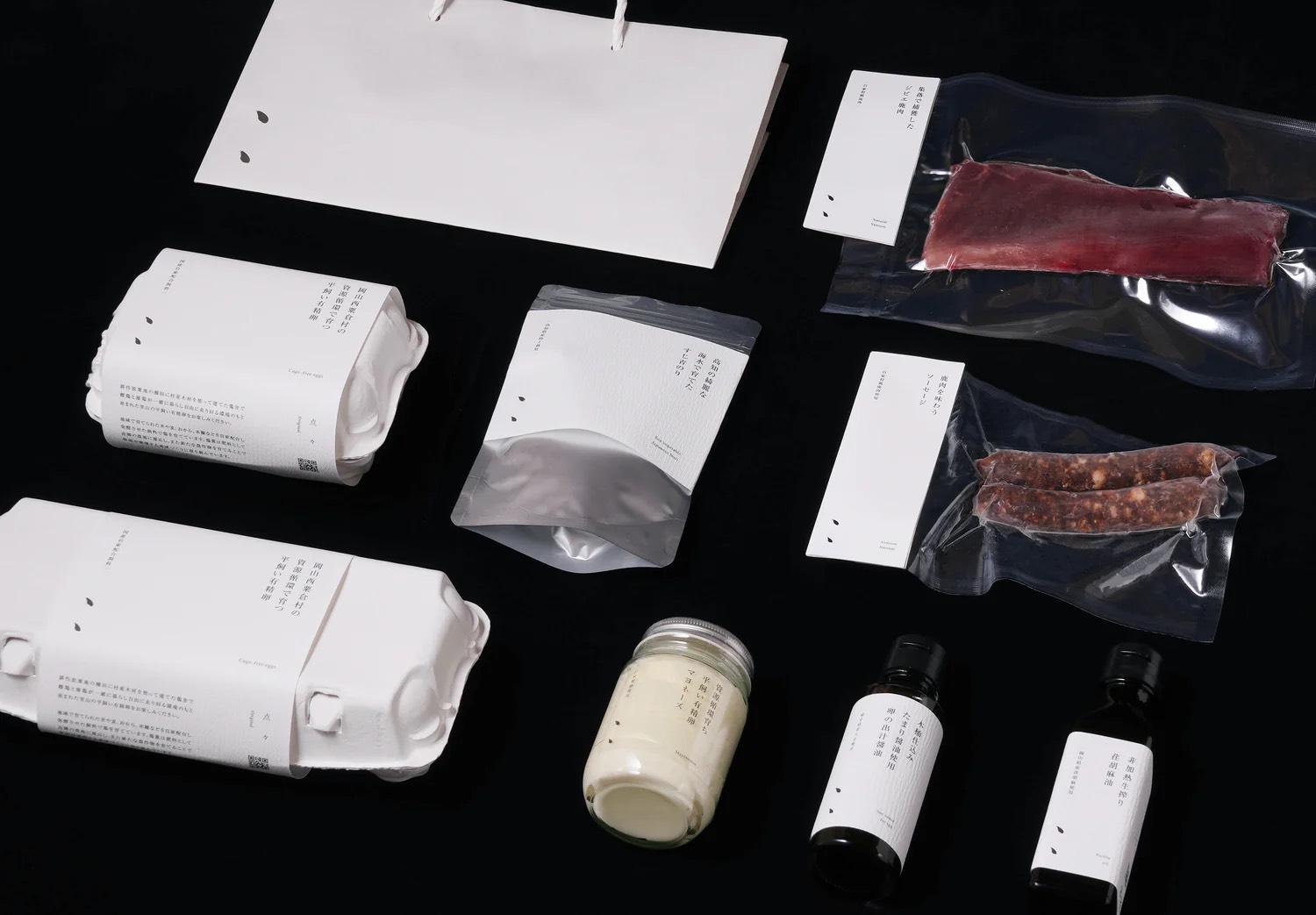 卵や加工品のパッケージ